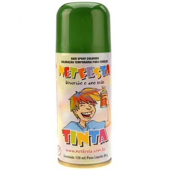 Tinta da Alegria para Cabelos Spray - Verde