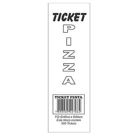 Ticket para Barraca de Festa - Pizza - C/1000