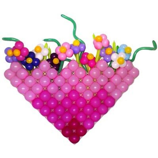 Tela Plástica Triangular para Balões - 6 Un