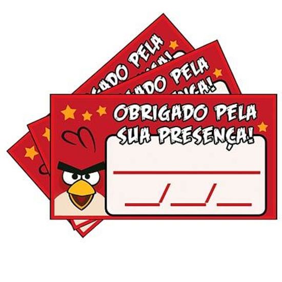 Tags SEM Furo Angry Birds - 15 Un