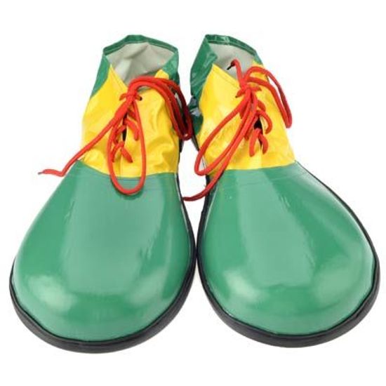 Sapato de Palhaço Marrom Replica Bozo Ref 802 | FRANPALHAÇO