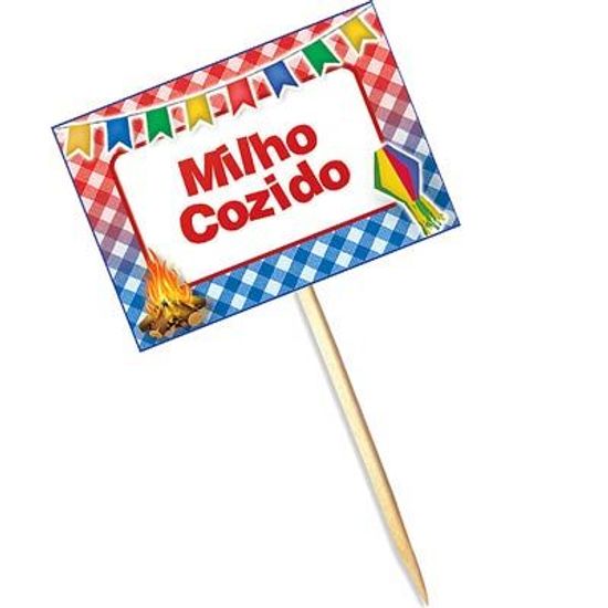 Lolipop Especial Festa Junina para Milho Cozido - 10 Un