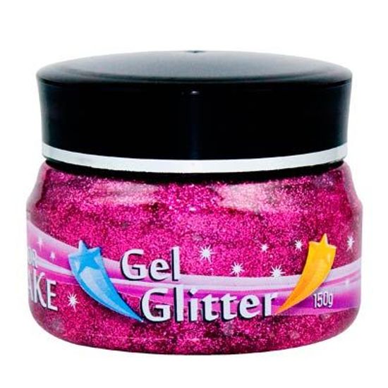 Gel para Cabelo com Glitter 150grs Pink