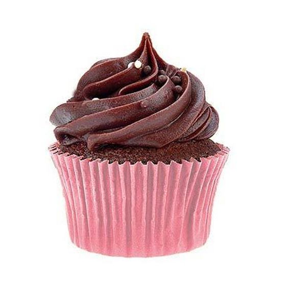 Forminha Impermeável para MINI Cupcake Rosa - 50 Un