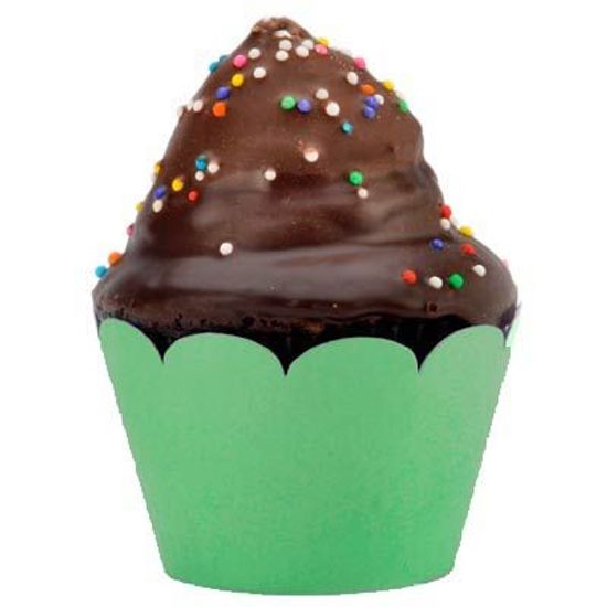 Forma para Cupcake MISSCAKE Liso Verde - 12 Un