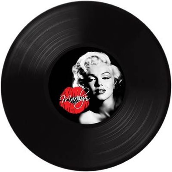 Disco de Vinil Marilyn Monroe para Decoração de Parede