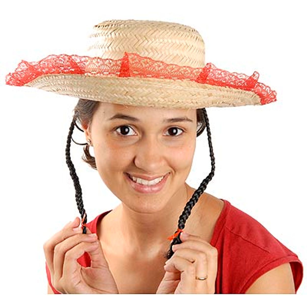 Chapéu Caipirinha Palha Trança no Magazine 25 de Março Natal da 25 Chapéu Caipirinha Palha Trança no Magazine 25 de Março Natal da 25