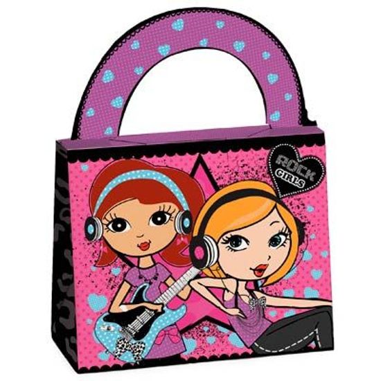 Caixa Bag Pequeno Rock Girls - 10 Un