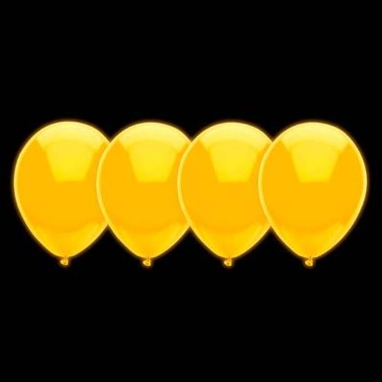 Balão Neon Cores Cítricas nº 10 (25cm) Amarelo - 25 Un