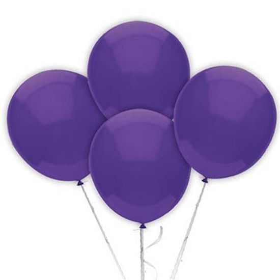 Balão TRADICIONAL nº 9 Liso Roxo - 50 Un