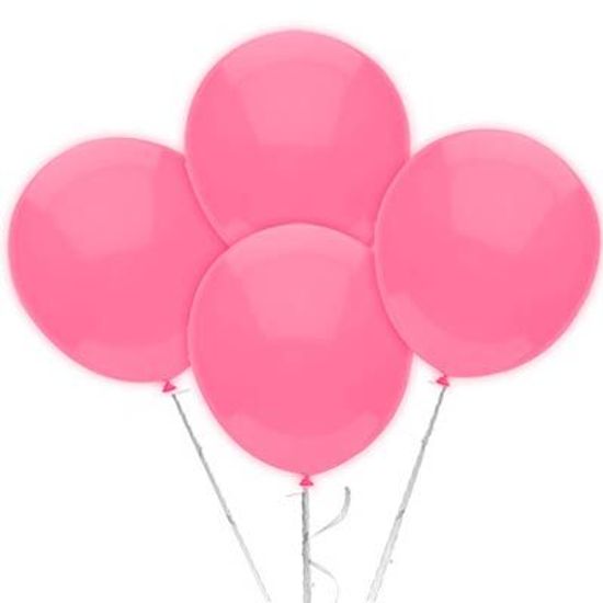 Balão TRADICIONAL nº 7 Liso Rosa Claro - 50 Un
