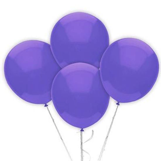 Balão TRADICIONAL nº 7 Liso Lilás - 50 Un