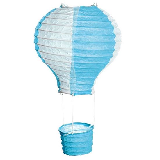 Balão Azul e Branco Grande 40x50