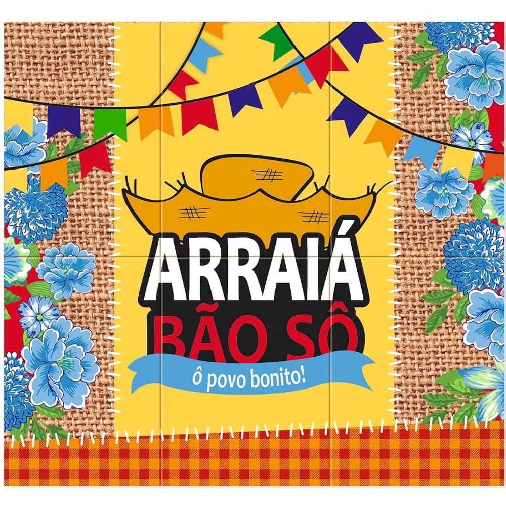 saia gigante para festa junina