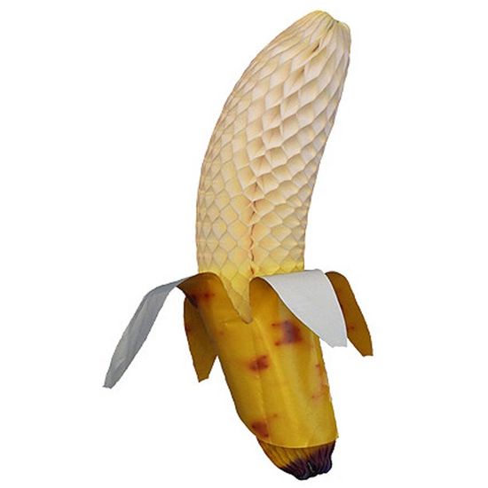 Guirlanda de Papel Fruta 48cm - Banana