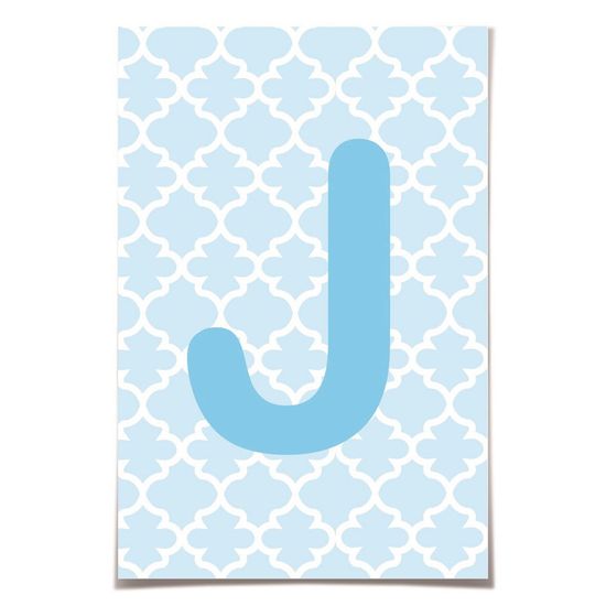 Letra para Personalizar Faixa - Azul J