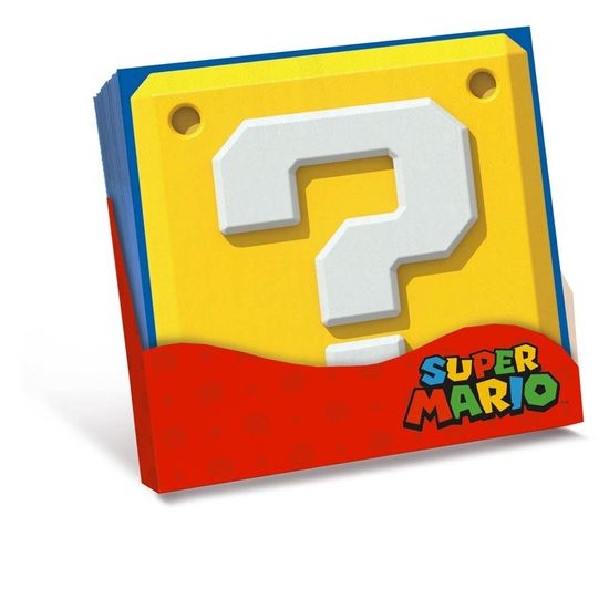 Super Mario Bros - Guardanapos 25cm - 20 Un
