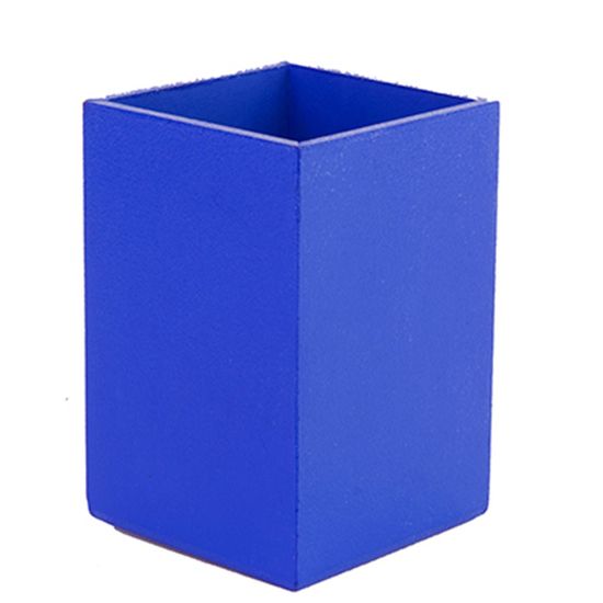 Lembrancinha - Caixa Porta-treco em MDF Liso Azul Escuro