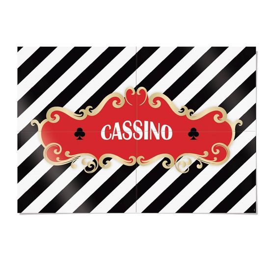 Cassino - Painel Gigante Cartonado
