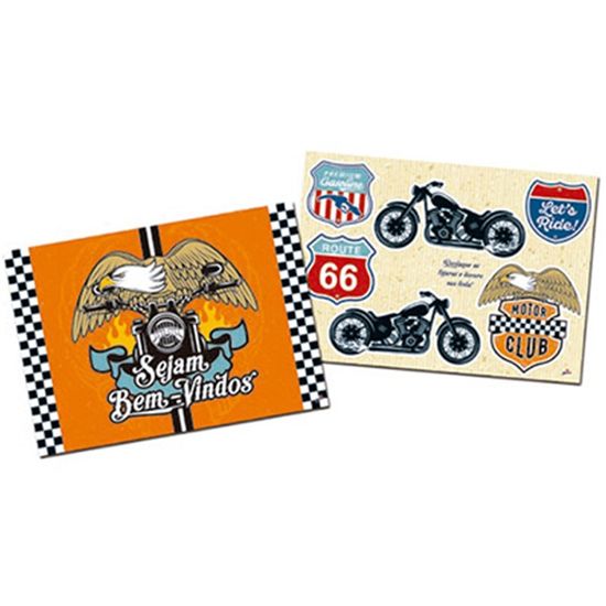 Festa Carros Vintage - Kit Decorativo Cartonado Motor Club