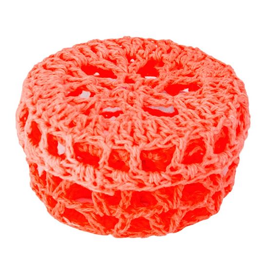 Mini Caixinha Redonda de Crochê para Lembrancinha - Vermelha