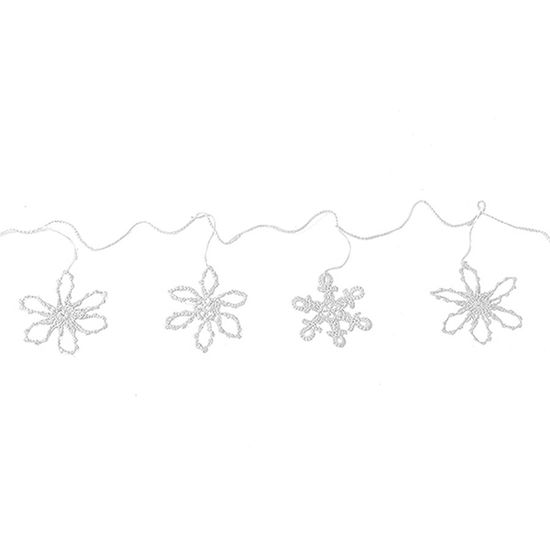 Varal Decorativo em Crochê - 2 m - Branco