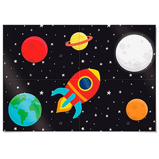Festa Astronauta - Para Colorir Astronauta 23,5x16 - 8 Un - Festas da 25