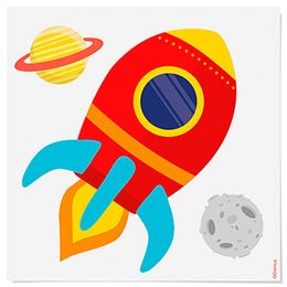 Festa Astronauta - Para Colorir Astronauta 23,5x16 - 8 Un - Festas da 25