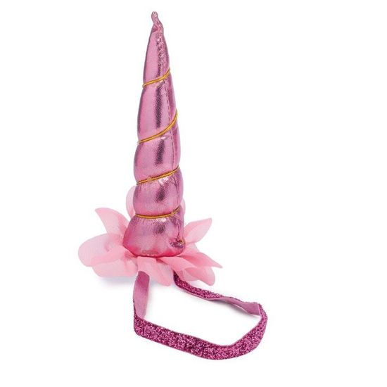 Festa Unicórnio - Acessório Tiara com Elastico Unicórnio Pink