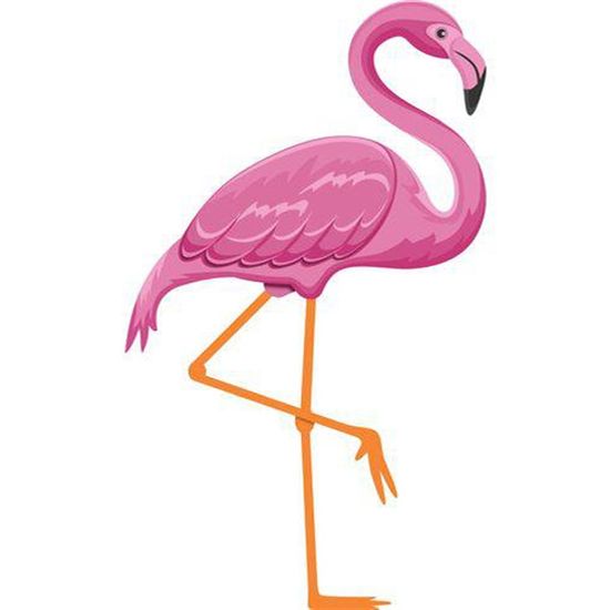 Painel em E.V.A. Flamingo Modelo 01 (45x26cm)