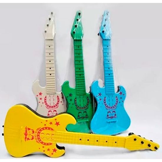 Lembrancinha Infantil - Guitarra Plástica Colorida