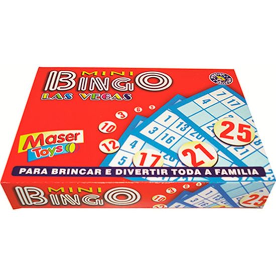 Lembrancinha Infantil - Mini Jogo de Bingo Las Vegas - Festas da 25