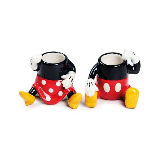 Canecas Minnie e Mickey e Vermelho (Disney)  - 4 Unidades