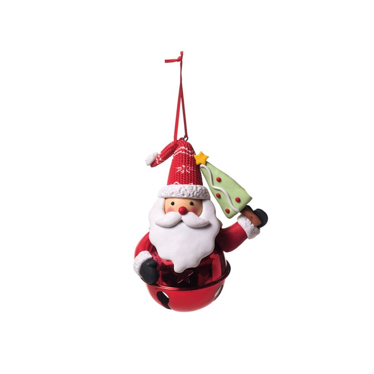 Enfeite Pendurar Papai Noel Vermelho Jogo com 4 Unidades - Ref 1923580  Cromus - CCS Decorações