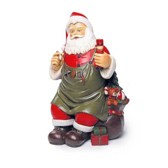 Papai Noel com Soldadinho de Chumbo 2 AAA Vermelho (Colecionaveis)