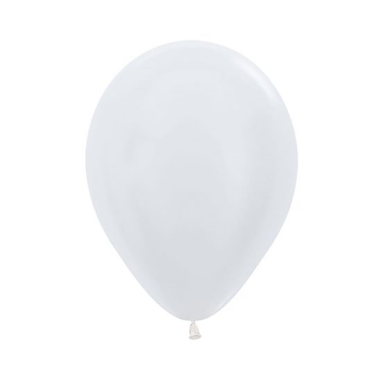 Balão Látex Satin Branco 12