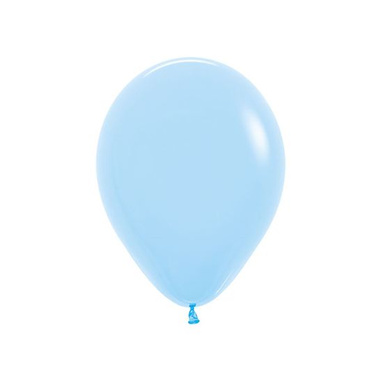 Balão Látex Fashion Azul Celeste 10