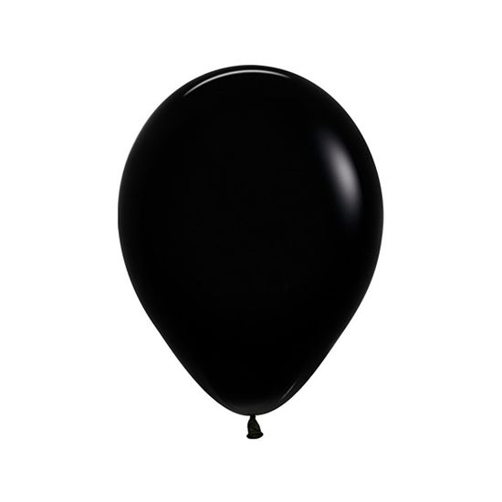 Balão Látex Fashion Preto 12