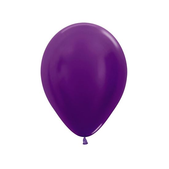 Balão Látex Metal Violeta 12
