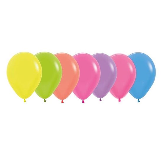 Balão Látex Neon Sortido 12