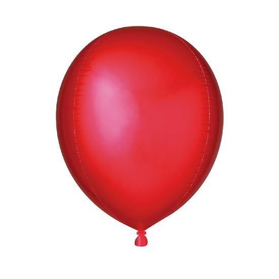 Balão Sólido Gota Vermelho 15'' / 38cm