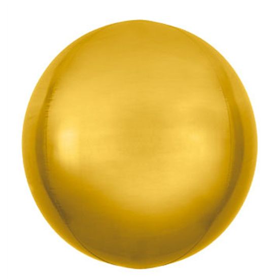 Balão Bolha Metal Ouro 36'' / 91cm