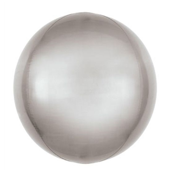 Balão Bolha Metal Prata 36'' / 91cm