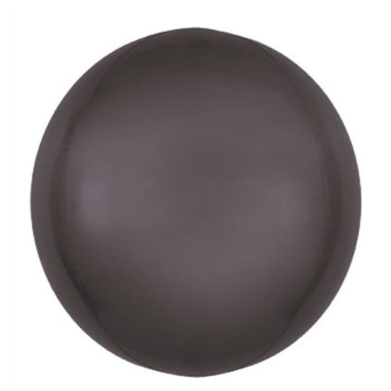 Balão Bolha Metal Preto 24'' / 60cm