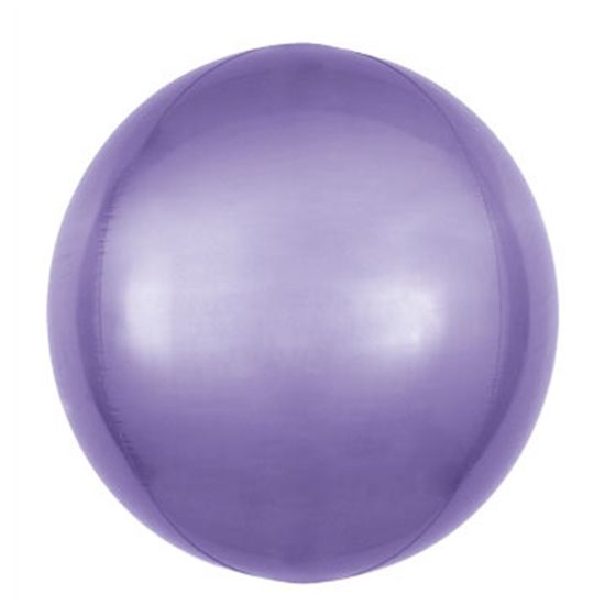 Balão Bolha Metal Roxo 24'' / 60 cm