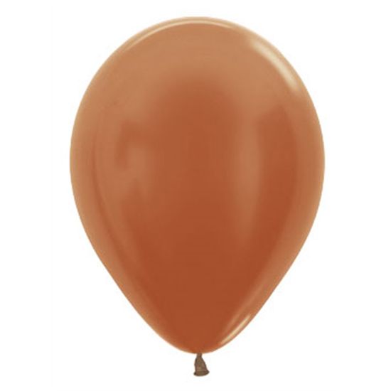 Balão Látex Metal Cobre 10