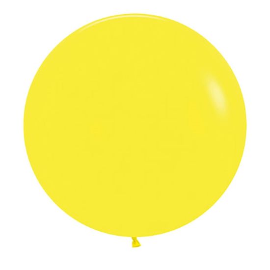 Balão Gigante Látex Fashion Amarelo 24