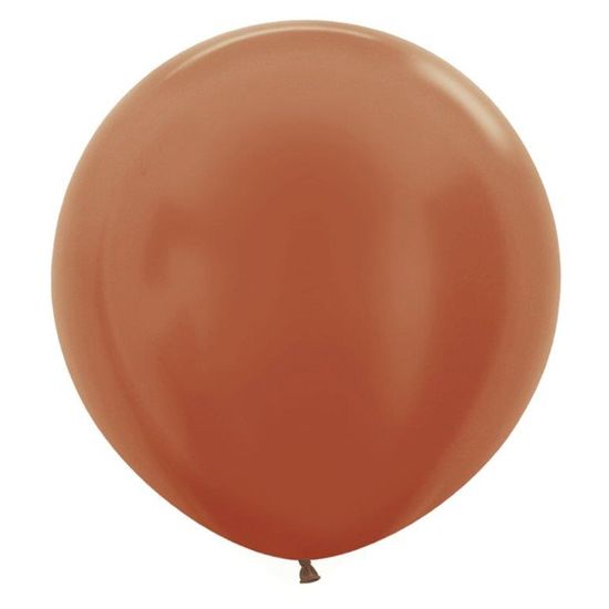 Balão Gigante Látex Metal Cobre 24