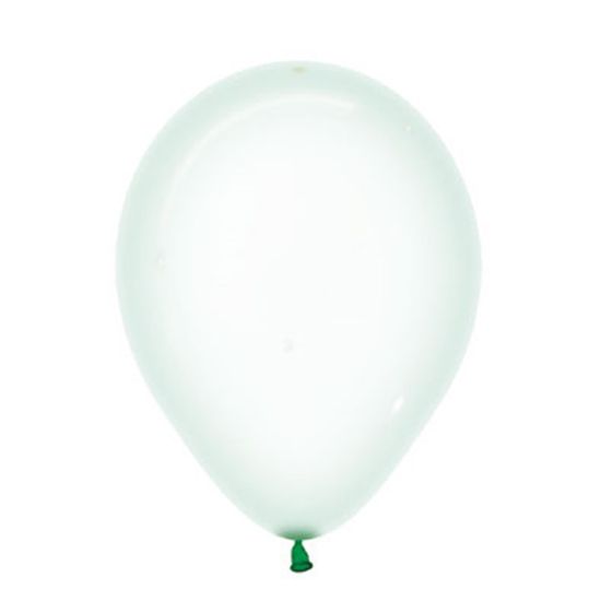 Balão Látex Cristal Pastel Verde 12