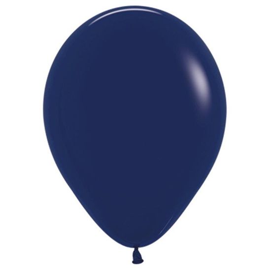 Balão Látex Fashion Azul Naval 12